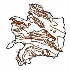 Isotherms contour map of Khorasan Razavi