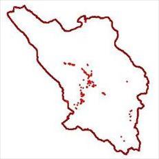 SHAPE file landslides Chaharmahal and Bakhtiari