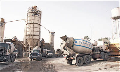 Paper concrete industry